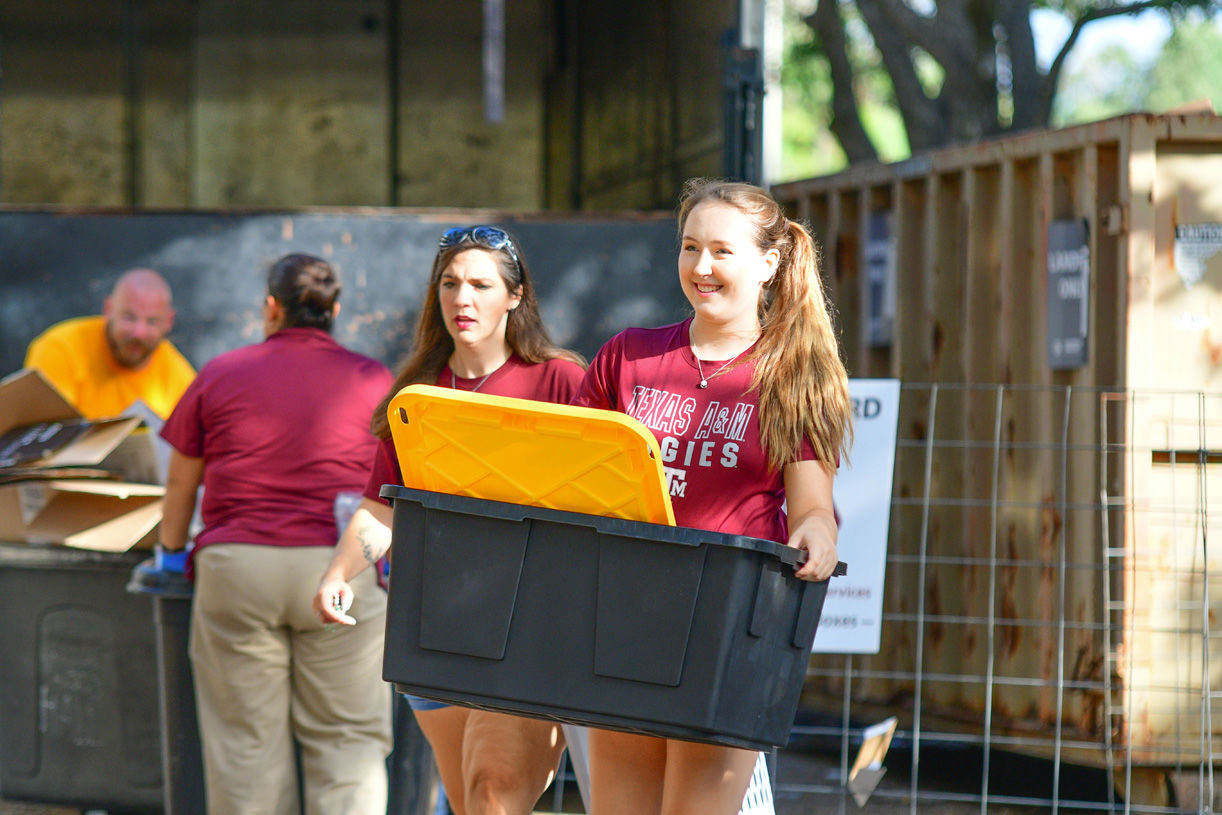 Texas A&M University Move-In Day 2019
